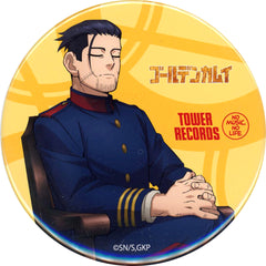 Golden Kamuy Hyakunosuke Ogata Big Can Badge Tower Records Limited Buttons [USED]