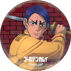Golden Kamuy Ensign Koito 7th Division Abashiri Kangoku Kessen Secret Can Badge Abashiri Kangoku Kessen Pop Up Shop in Marui Limited Buttons [USED]