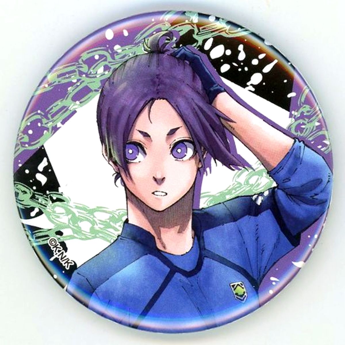 Reo Mikage Normal Blue Lock Kujimate Button D-7 Prize [USED]