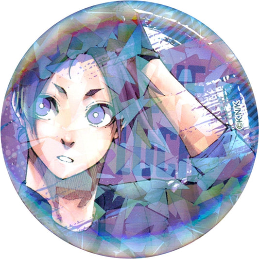 Reo Mikage Hologram Blue Lock Kujimate Button D-18 Prize [USED]