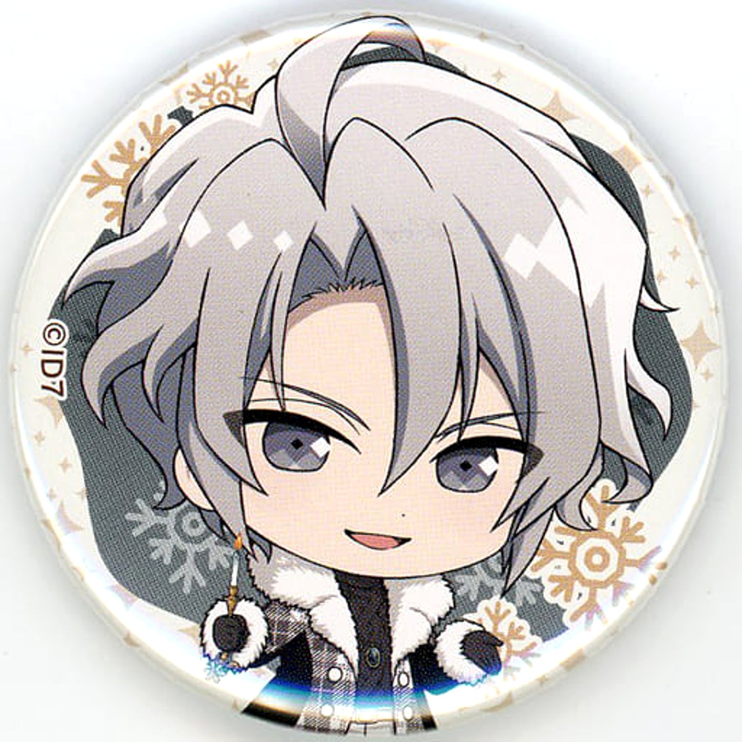Gaku Yaotome IDOLiSH7 Random Button Snowy night dream Ver. IDOLiSH7 & Trigger & Re:Vale & Zool animate cafe Limited [USED]