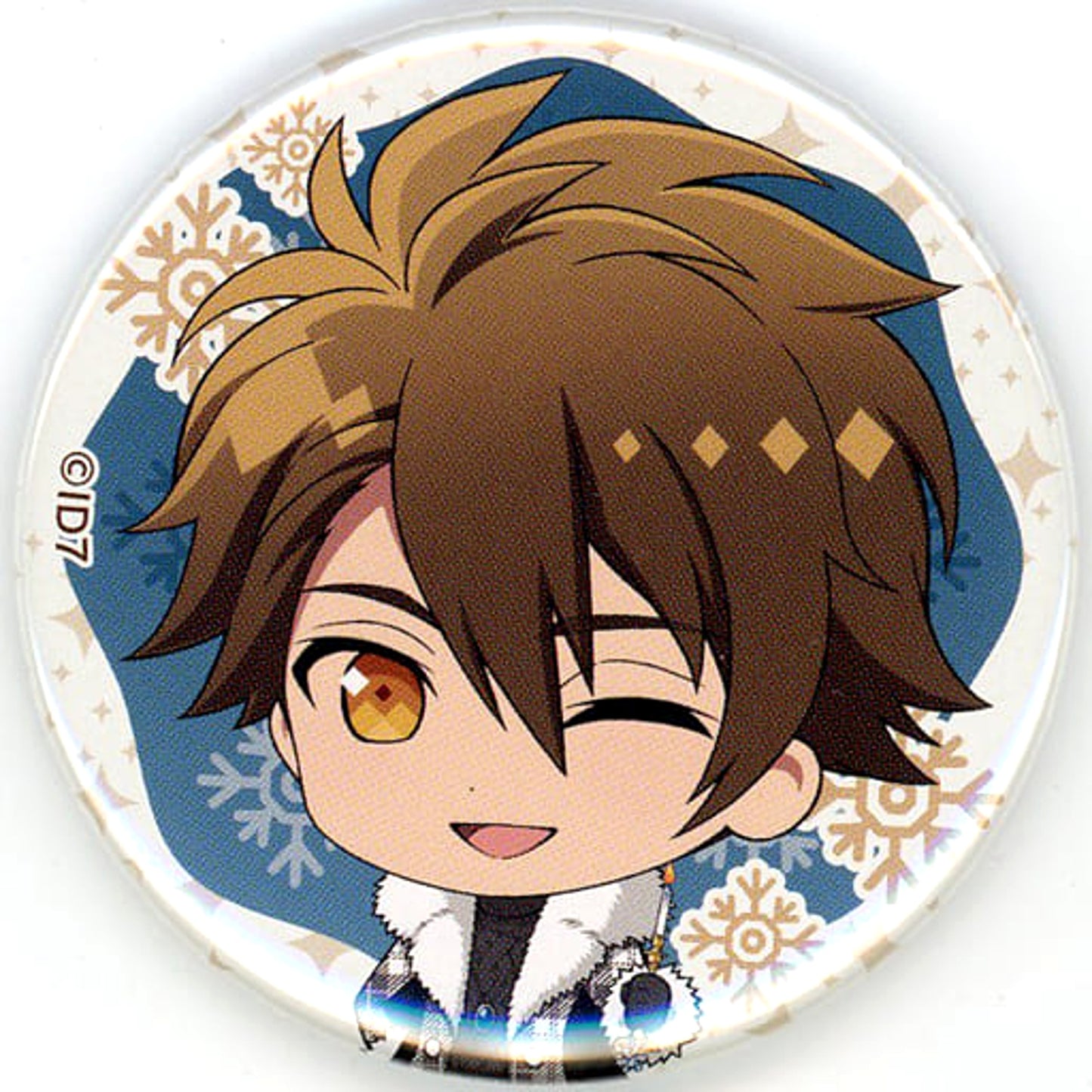 Ryunosuke Tsunashi IDOLiSH7 Random Button Snowy Night Dream Ver. Idolish7 & Trigger & Re: Vale & Zool animate cafe Limited [USED]
