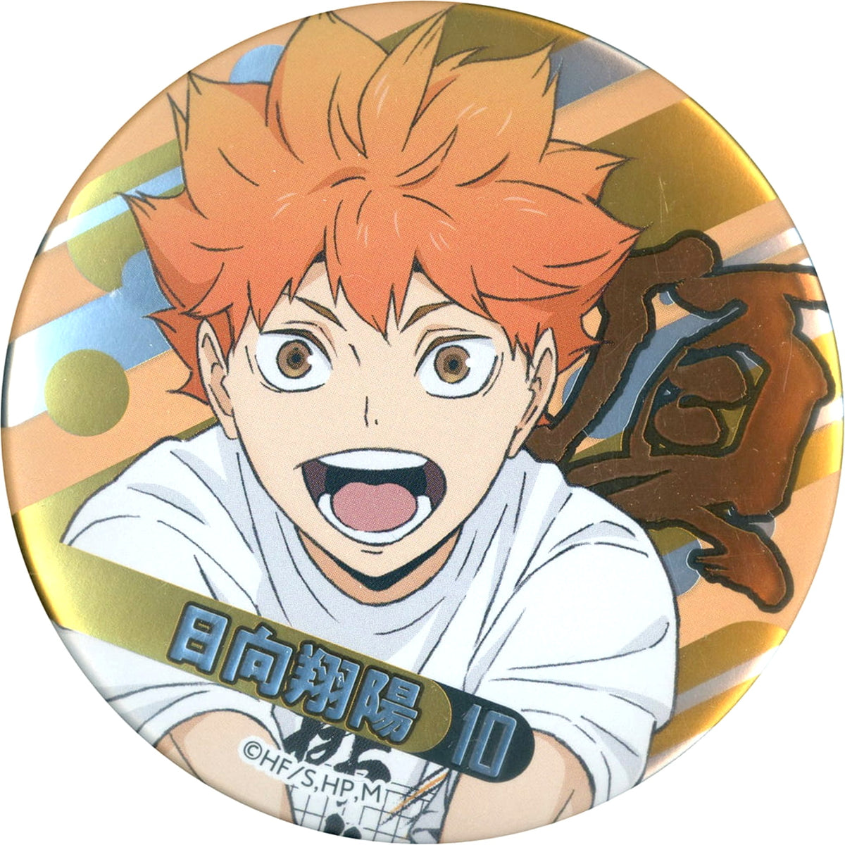 Haikyu!! Shoyo Hinata Can Badge Decoration Specifications Joint Practice Session 2021 Limited Buttons [USED]