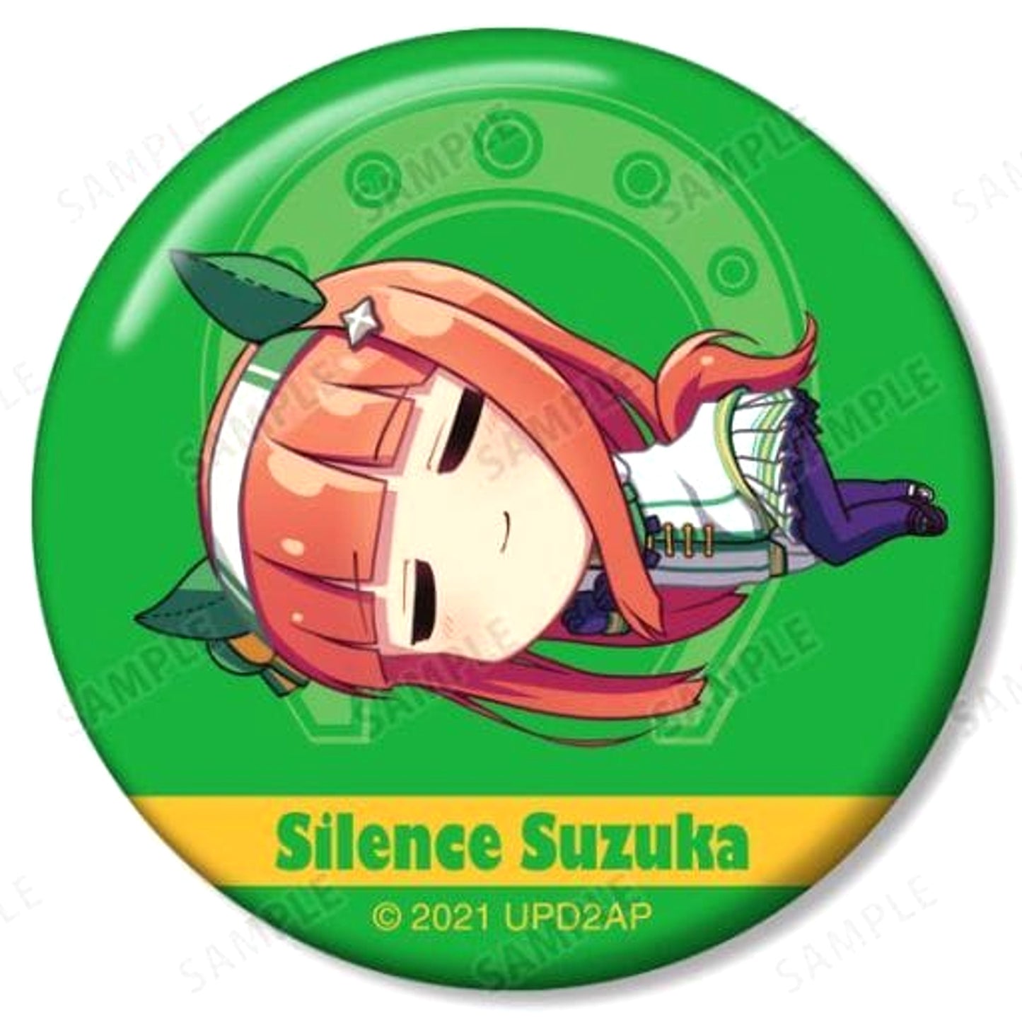 Silence Suzuka Uma Musume: Pretty Derby Season 2 Chibikoro Trading Button [USED]