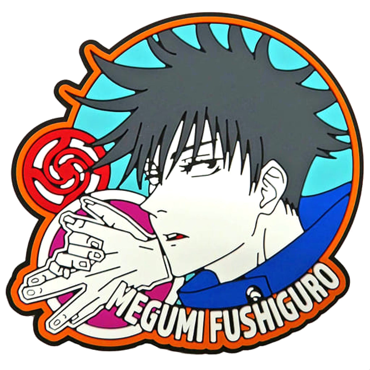 Jujutsu Kaisen Megumi Fushiguro Rubber Badge Vol.1 Buttons [USED]