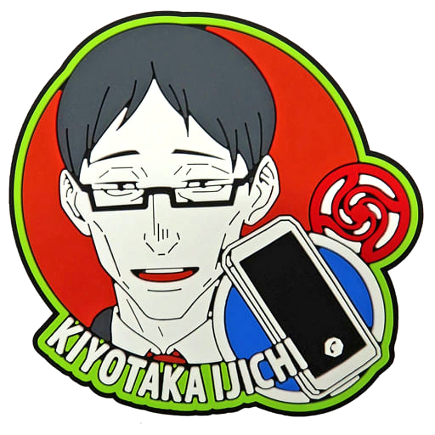 Jujutsu Kaisen Kiyotaka Ijichi Rubber Badge Vol.1 Buttons [USED]