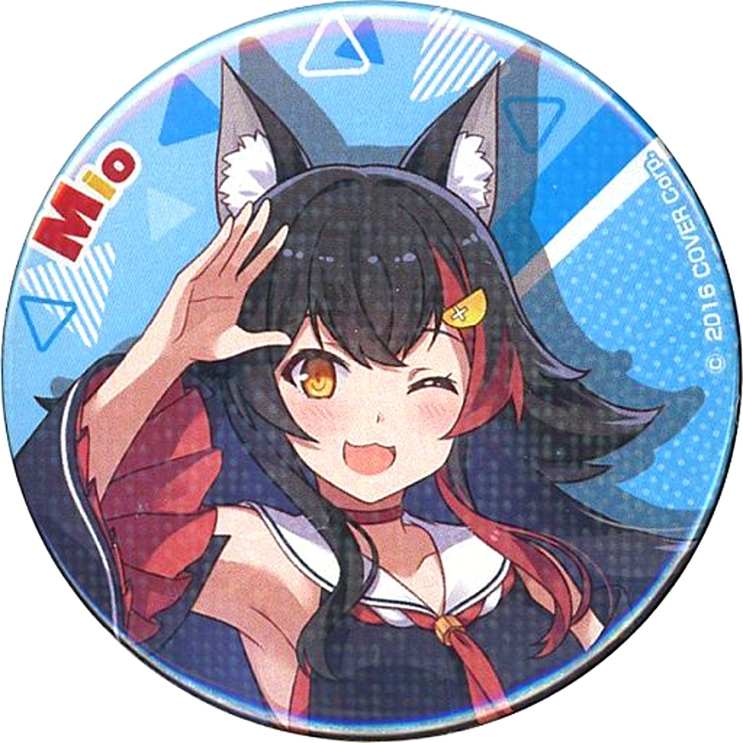 Ookami Mio Virtual YouTuber Hololive Trading Button Festival Ver. Vol.1 Weiss Schwarz & Rebirth presents Hololive Production Festival [USED]