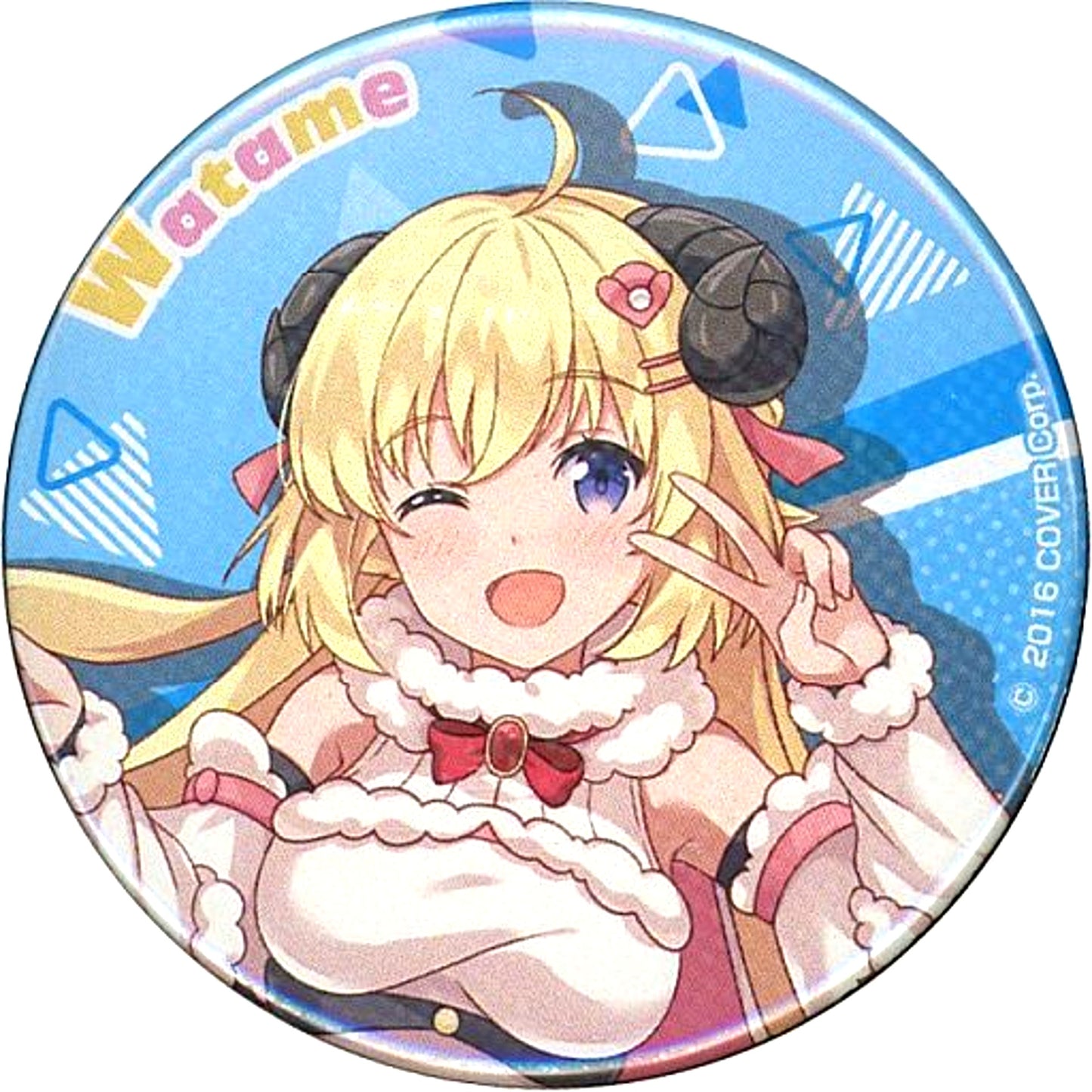 Tsunomaki Watame Hololive Trading Button Festival Ver. Vol. 2 Weiss Schwarz and Rebirth presents Hololive Production Festival [USED]
