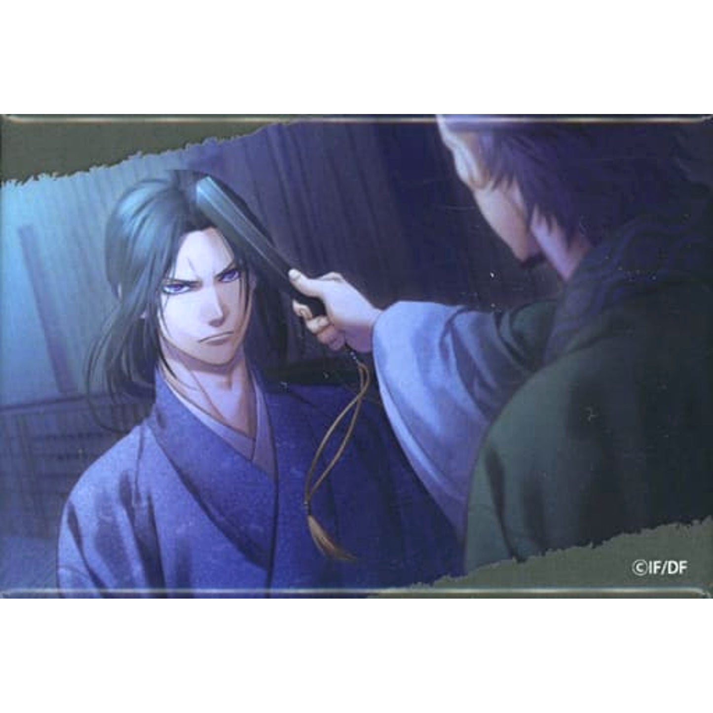 Hakuouki Shinkai: Reimeiroku Toshizo Hijikata Kamo Serizawa Square Can Badge The Character Shop Limited Buttons [USED]