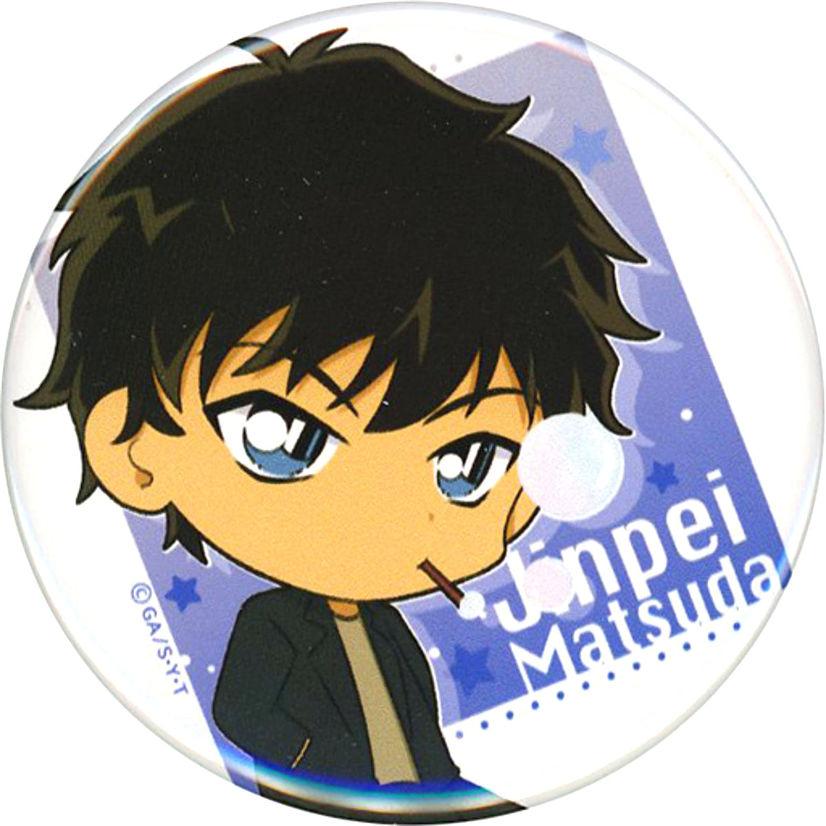 Jinpei Matsuda Detective Conan Trading Button Soap Bubble Series [USED]