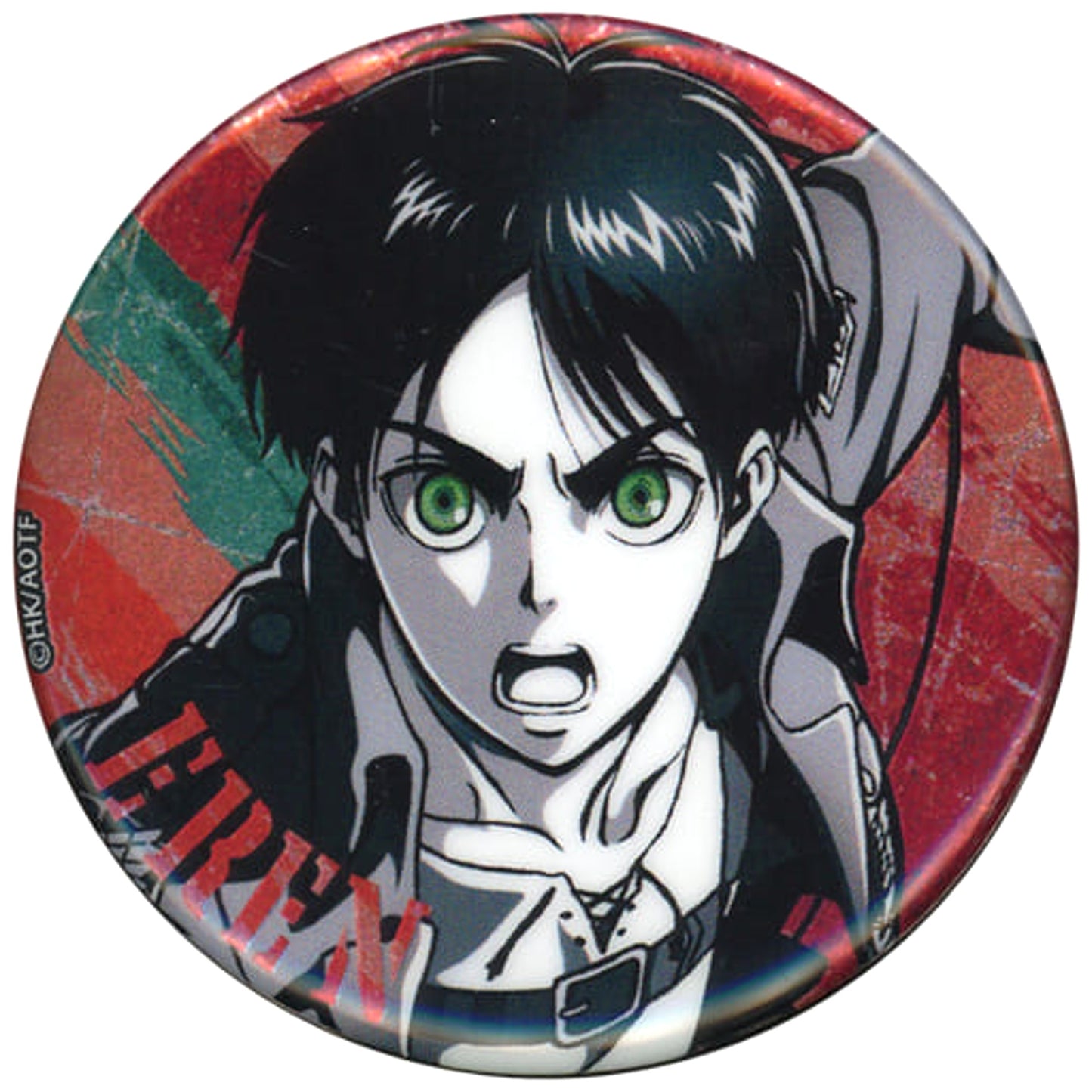 Attack on Titan Ellen Yeager Holo Eye Can Badge Buttons [USED]