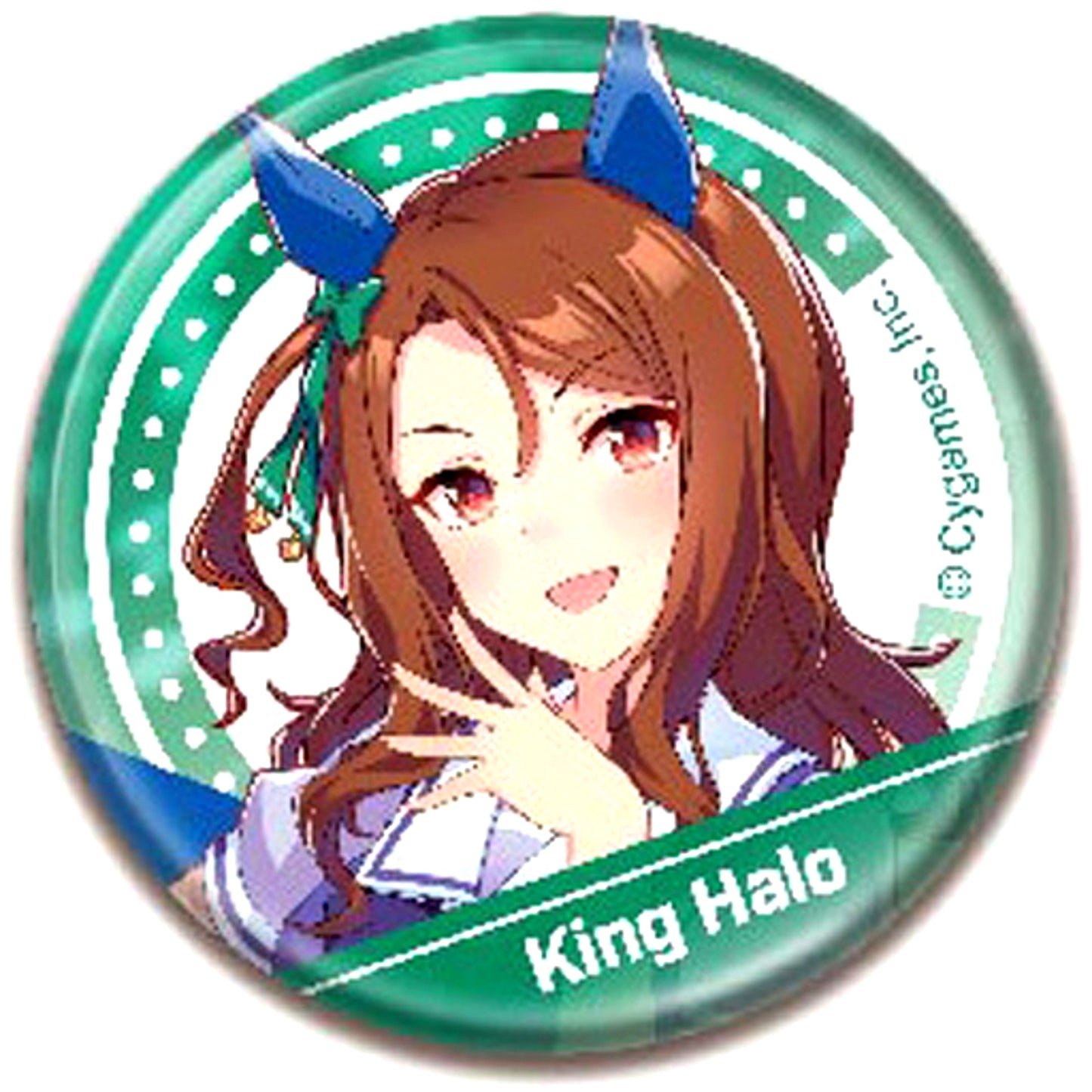 King Halo Uma Musume Pretty Derby Button A [USED]
