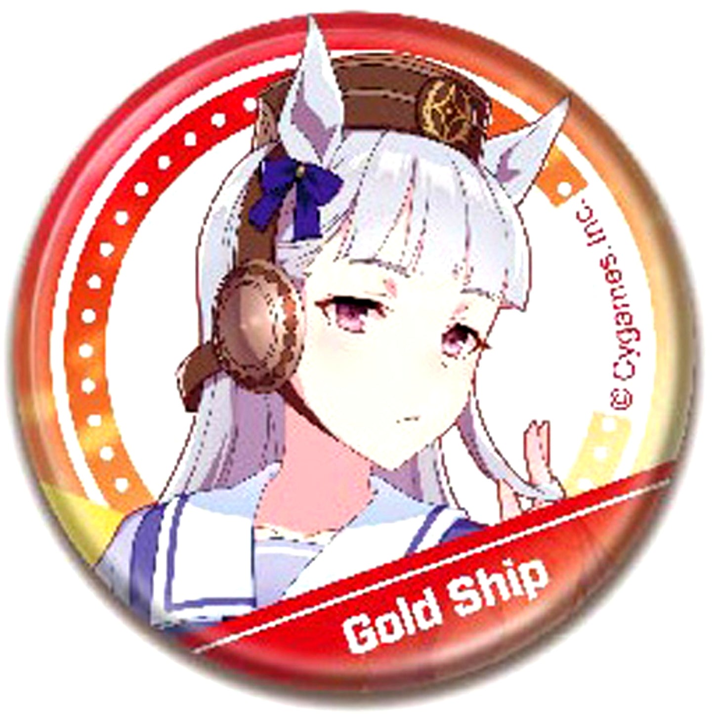 Gold Ship Uma Musume Pretty Derby Button B [USED]