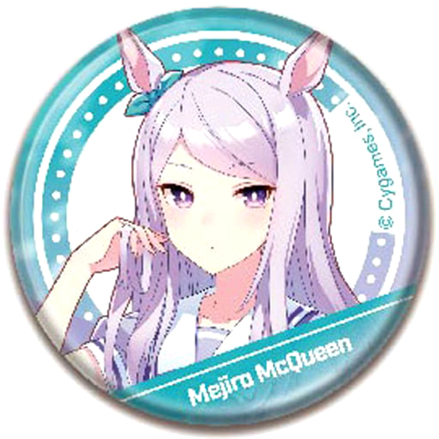 Umamusume: Pretty Derby Mejiro McQueen Can Badge B Buttons [USED]
