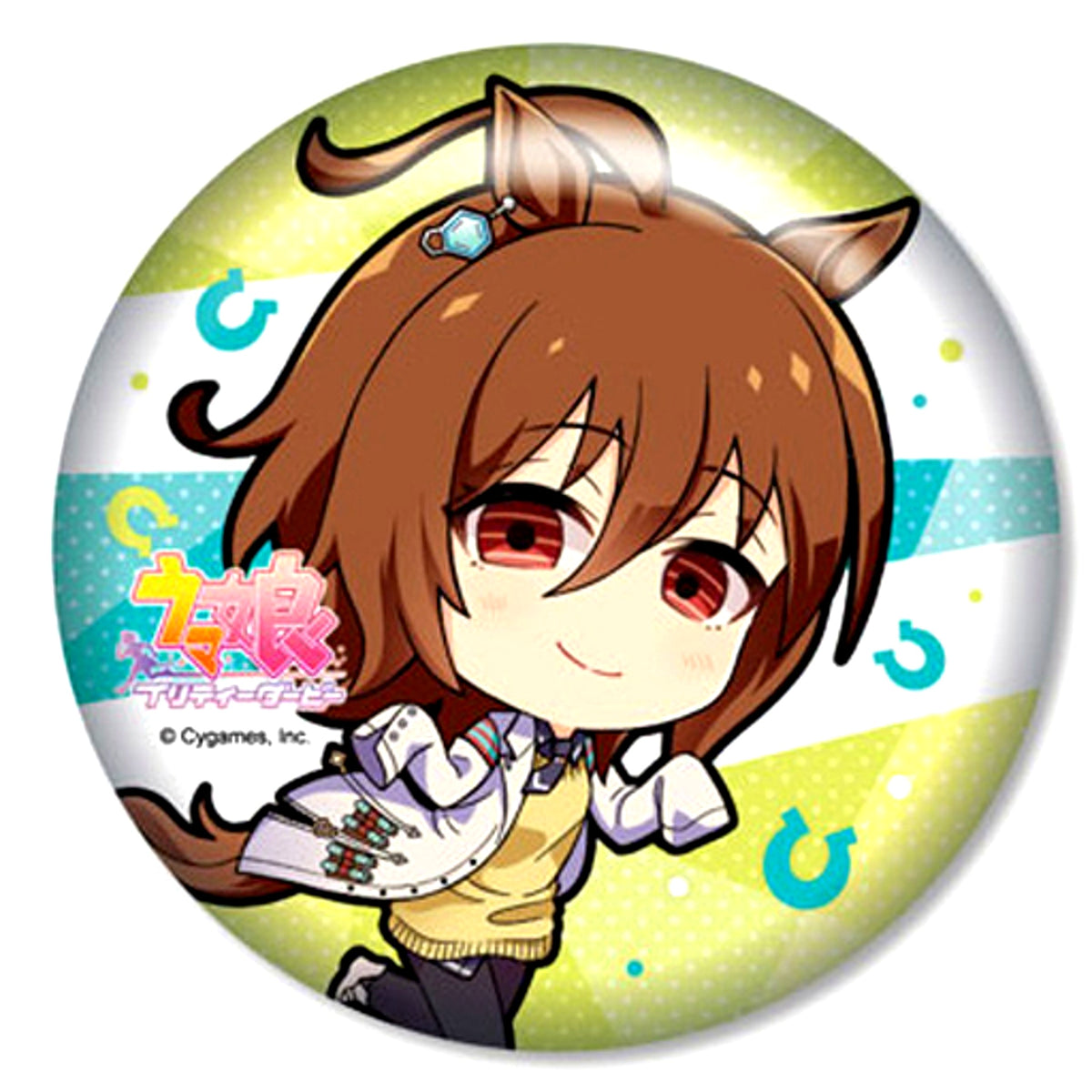 Agnes Tachyon Uma Musume Pretty Derby Chara Petit Button [USED]