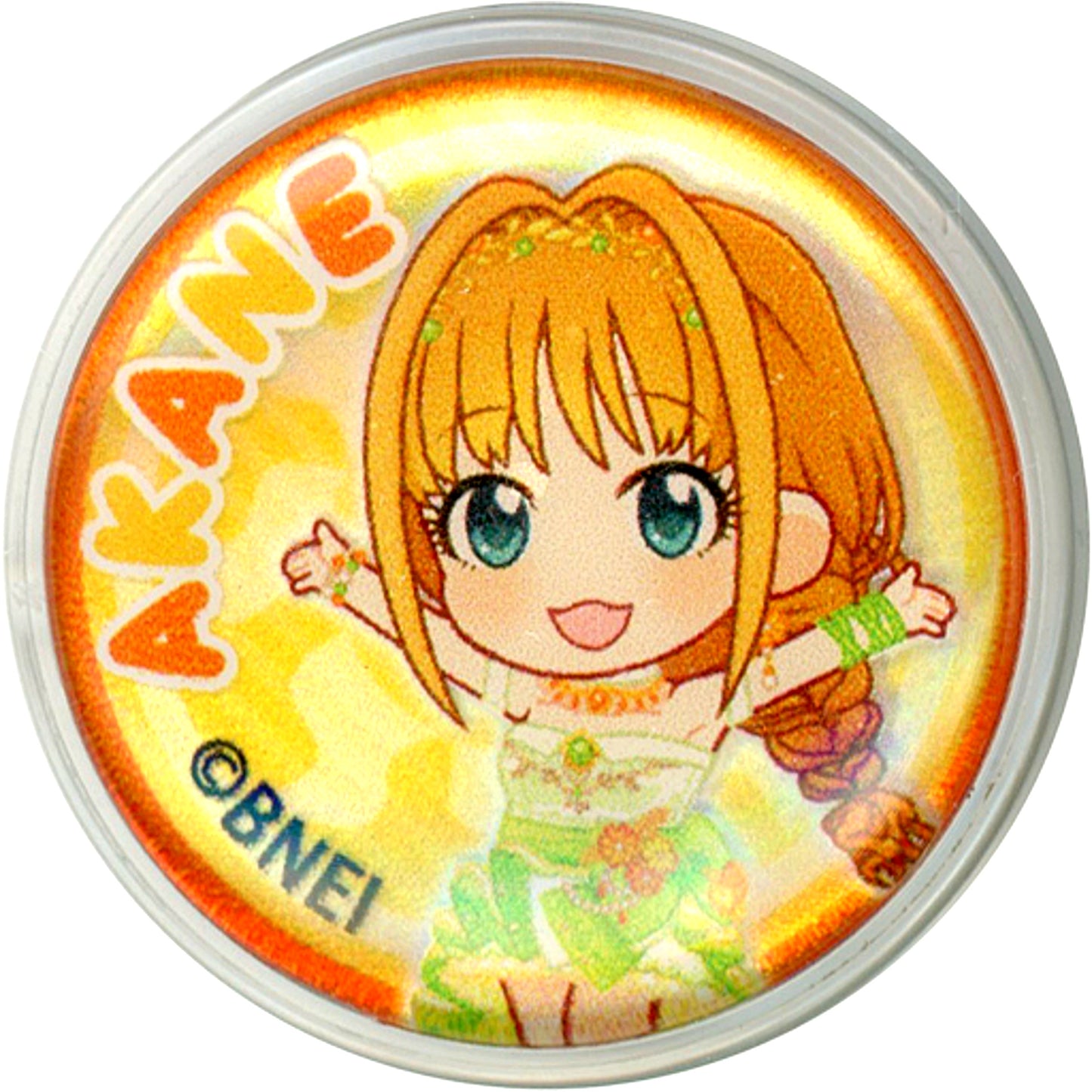Akane Hino Petit Pin Badge The Idolmaster Cinderella Girls x Atre Akihabara [USED]
