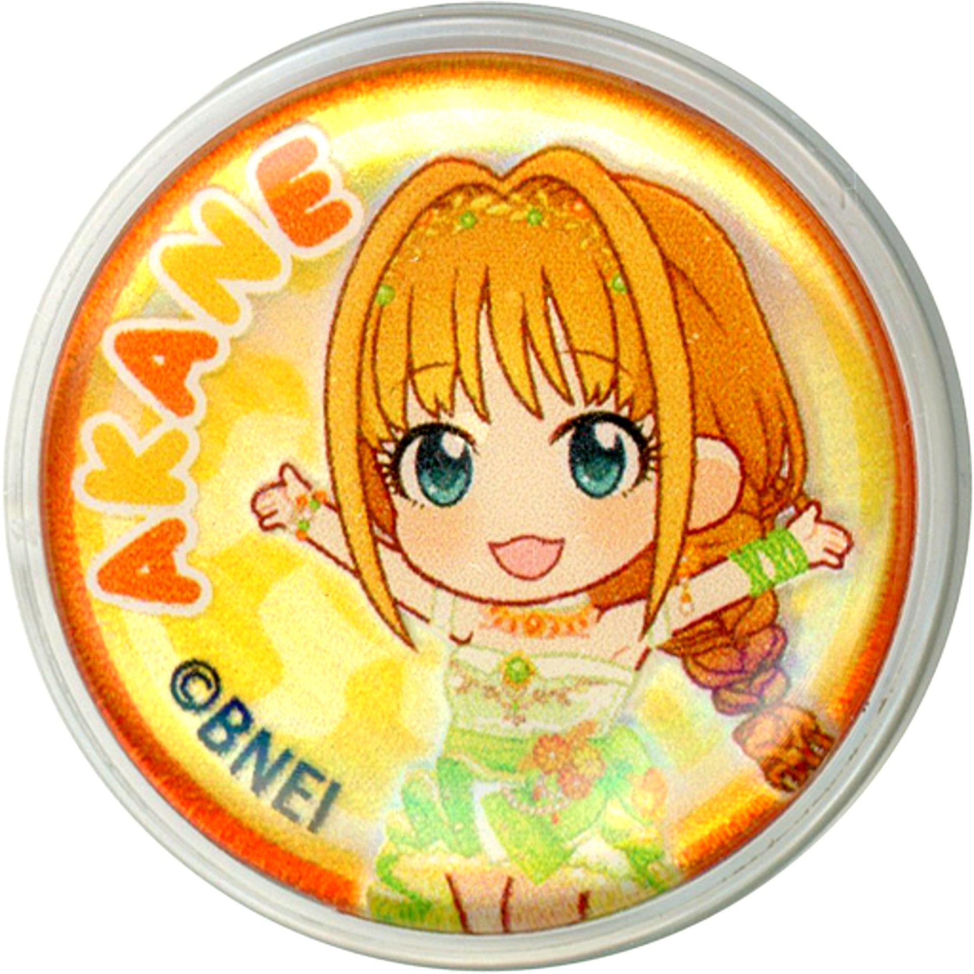 Akane Hino Petit Pin Badge The Idolmaster Cinderella Girls x Atre Akihabara [USED]