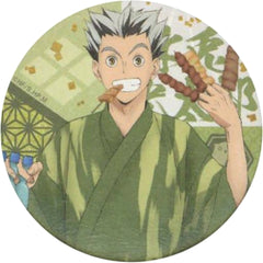 Haikyu!! Kotaro Bokuto Trading Japanese Paper Style Can Badge Ennichi Pop-Up Shop 2021 Limited Buttons [USED]