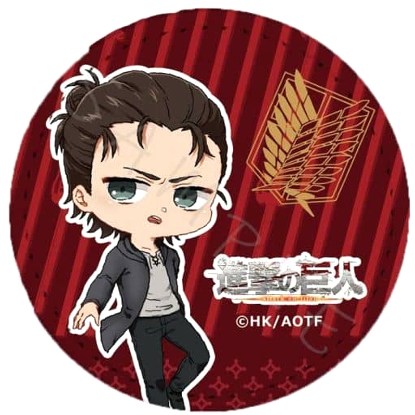 Attack on Titan The Final Season Ellen Yeager SA Leather Badge Part 3 Buttons [USED]