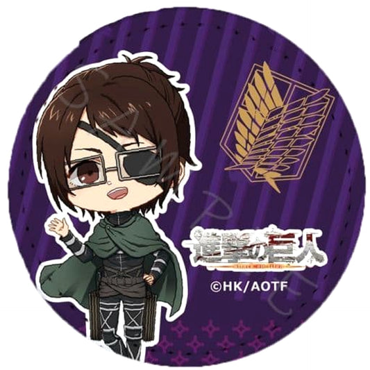 Attack on Titan The Final Season Hange Zoe SD Leather Badge Part 3 Buttons [USED]