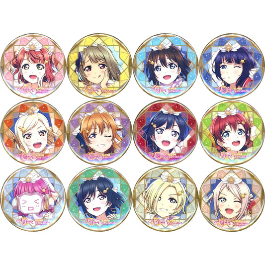Set of 12 Love Live! School Idol Festival ALL STARS Nijigasaki High School Idol Club Trading Button 2nd Anniversary Ver. C99 Goods [USED]