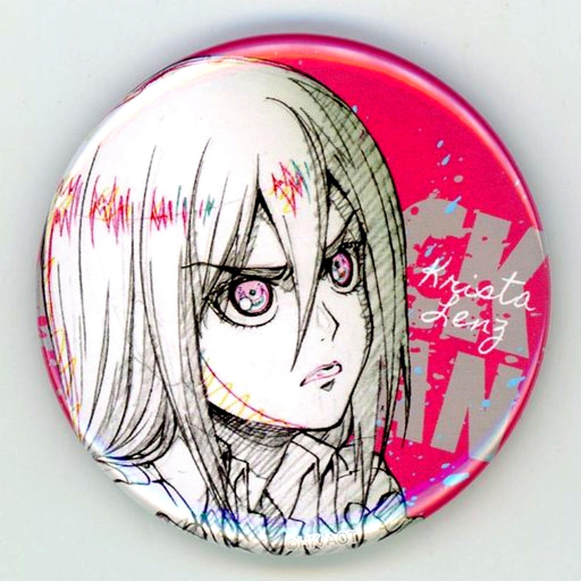 Krista Lenz WIT STUDIO Button Attack on Titan Season 2 WIT STUDIO Button Collection B [USED]