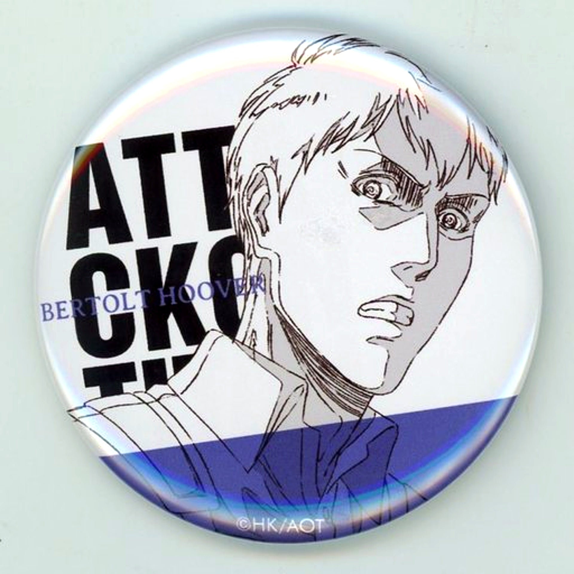 Bertholdt Hoover C Attack on Titan Season 3 WIT STUDIO Button Collection [USED]