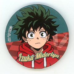 My Hero Academia Izuku Midoriya Trading Mat Can Badge JF2022 Ver. Buttons [USED]