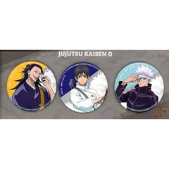 Jujutsu Kaisen 0 Yuta Okkotsu Satoru Gojo Suguru Getou Can Badge JF2022 Ver. Set of 3 Buttons [USED]