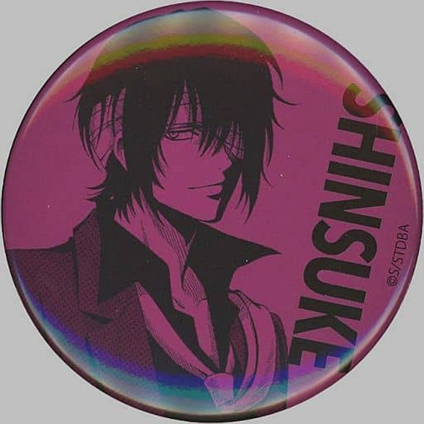 Gintama Shinsuke Takasugi Close-up Character Badge Collection Jump Festa 2022 Limited Buttons [USED]