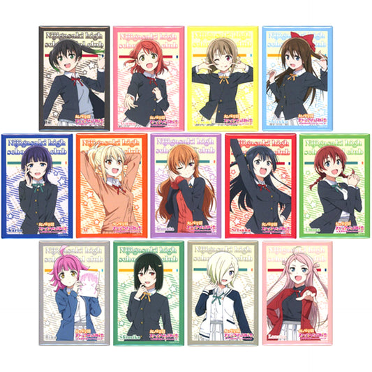 Set of 13 Love Live! Nijigasaki High School Idol Club Square Button Winter Uniform Ver. [USED]