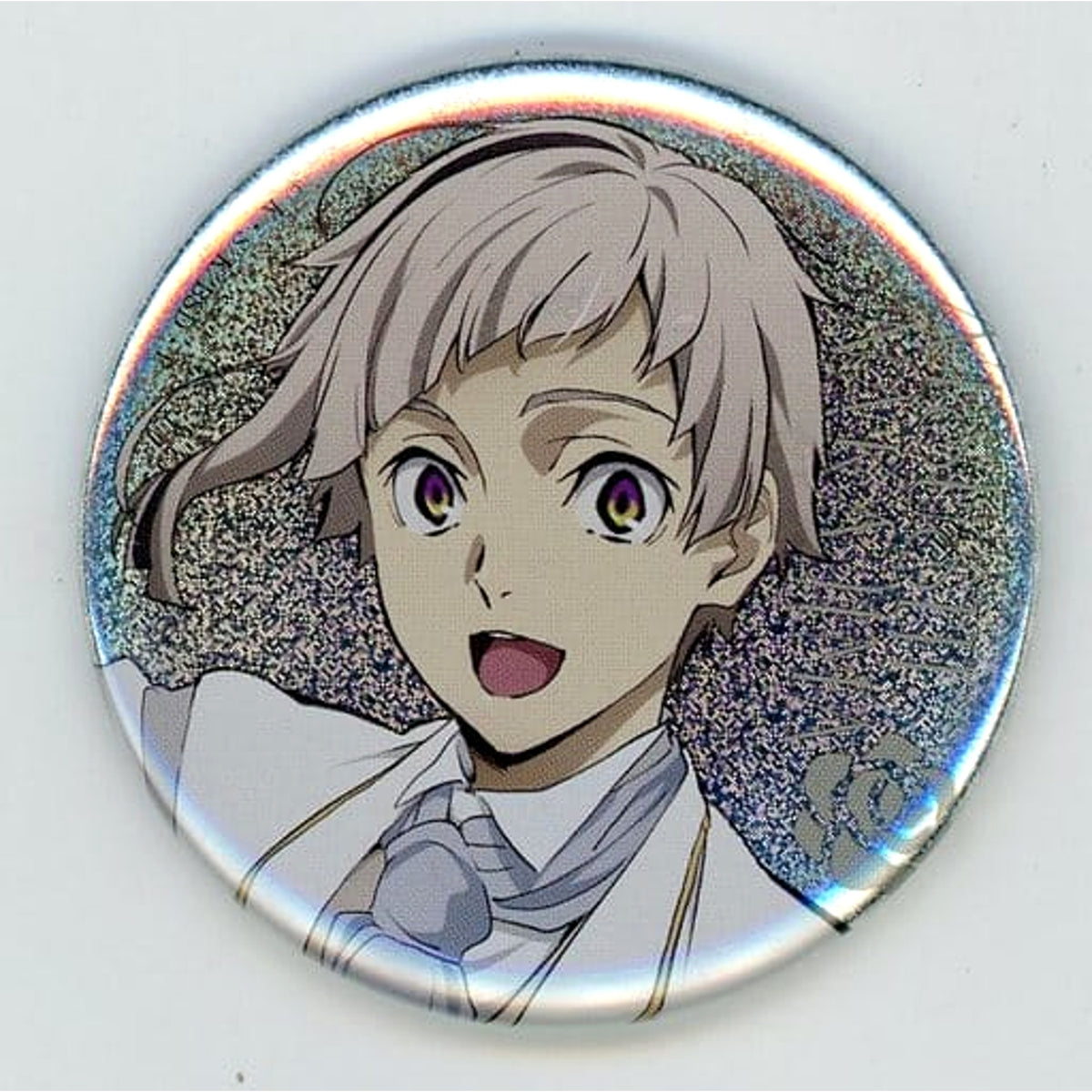 Bungo Stray Dogs Atsushi Nakajima Hologram Trading Can Badge A Lost Dogs Party Part 3 Limited Buttons [USED]