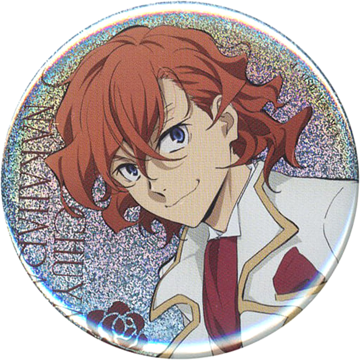 Bungo Stray Dogs Chuya Nakahara Hologram Trading Can Badge A Lost Dogs Party Part 3 Limited Buttons [USED]
