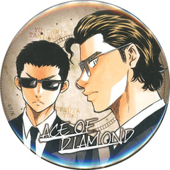Ace of the Diamond Chris Yu Takigawa Tetsuya Yuki Original Art Exhibition in Kyomaf Can Badge Collection Kyoto International Manga Anime Fair 2015 Kyomaf Limited Buttons [USED]