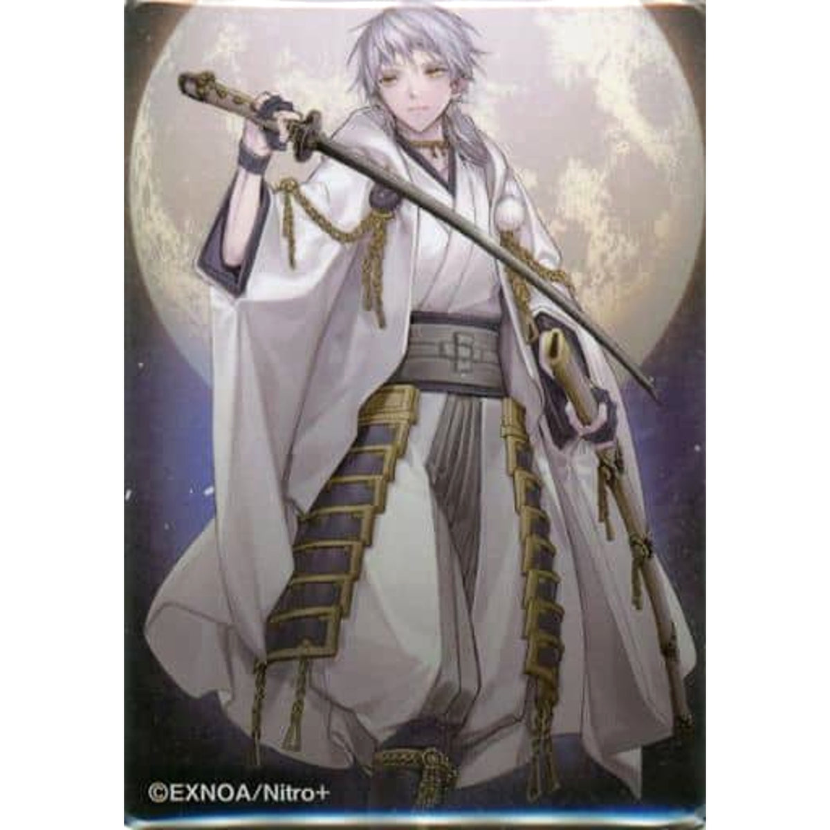 Touken Ranbu ONLINE Tsurumaru Kuninaga Newly Drawn Illustration Square Can Badge Collection 5 Expedition to the Present World Miyako Musubi Akari Musubi Exhibition Limited Buttons [USED]