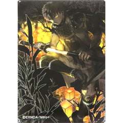 Touken Ranbu ONLINE Doutanuki Masakuni Newly Drawn Illustration Square Can Badge Collection 7 Expedition to the Present World Miyako Musubi Akari Musubi Exhibition Limited Buttons [USED]