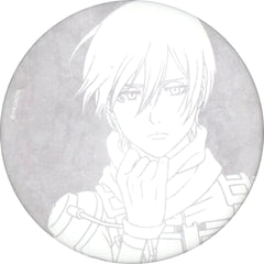 Attack on Titan The Final Season Mikasa Ackerman Velvet Can Badge Mappa Tsutaya Attack on Titan The Final Season Original Art Book Release Commemoration Pop Up Shop Vol.1 Limited Buttons [USED]