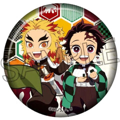 Demon Slayer: Kimetsu no Yaiba Tanjiro Kamado Kyojuro Rengoku Street Walking Series Can Badge Vol.2 Buttons [USED]