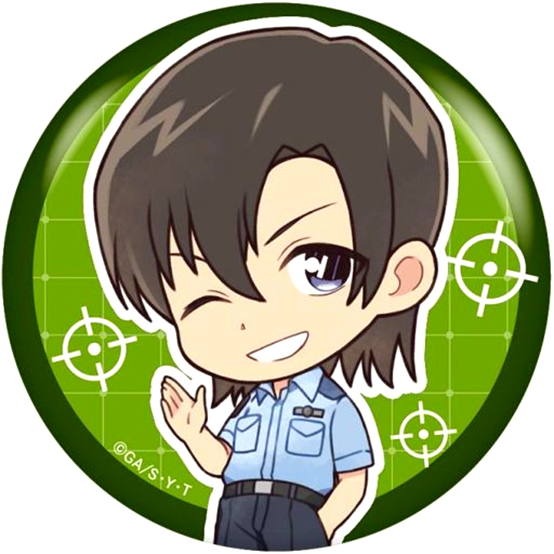 Kenji Hagiwara Detective Conan Petit Character Collect Button Vol.1 [USED]