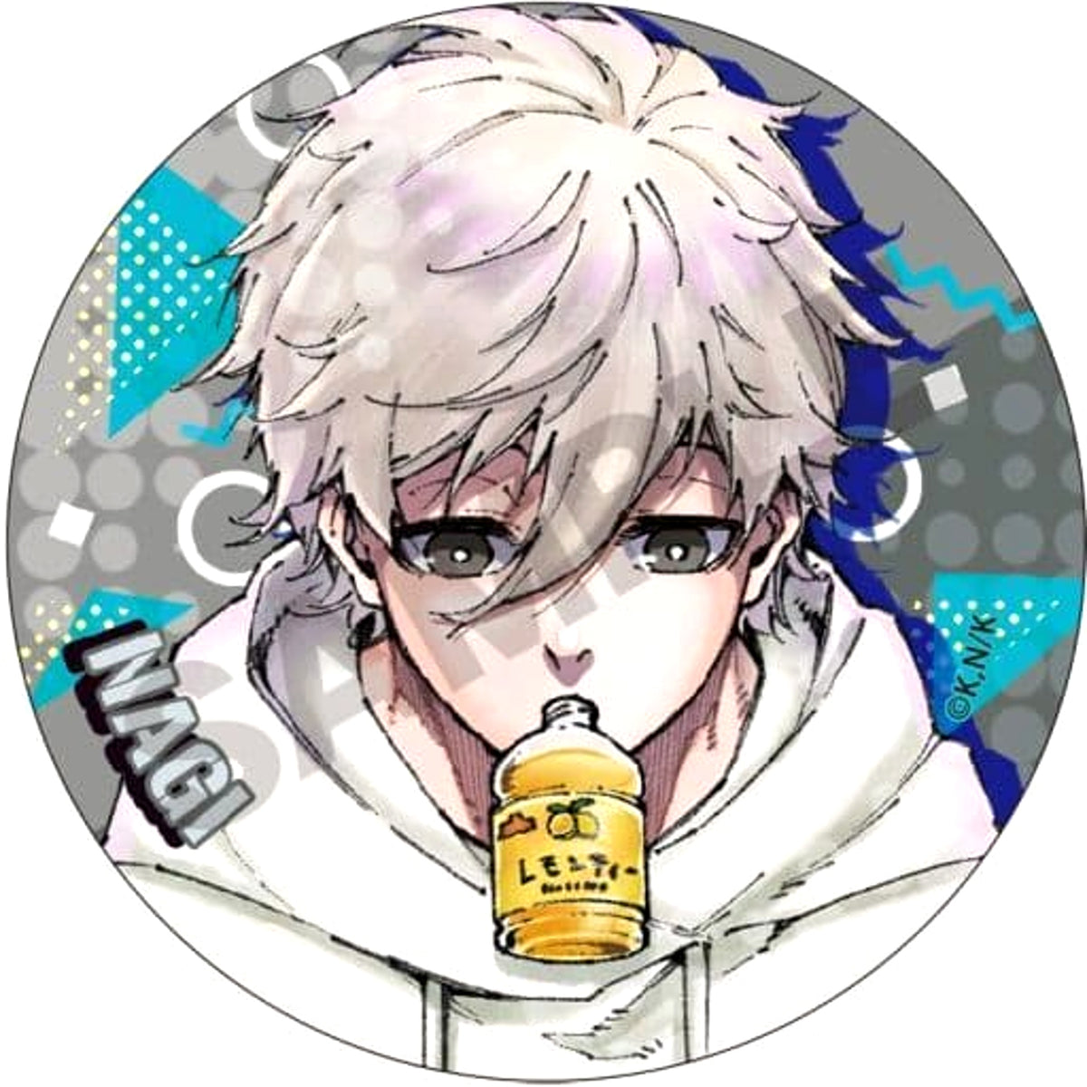 Blue Lock Seishiro Nagi Trading Can Badge Vol.1 Buttons [USED]
