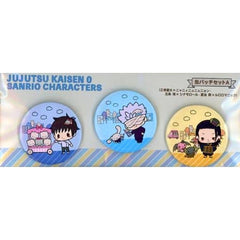 Jujutsu Kaisen 0 X Sanrio Characters Satoru Gojo & Others Can Badge Set A Theater Limited Buttons [USED]