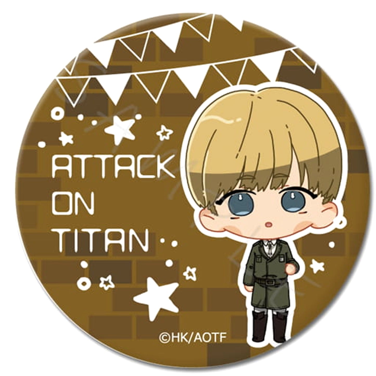 Attack on Titan The Final Season Armin Arlert PH Brick 3WAY Can Badge Part 4 Buttons [USED]