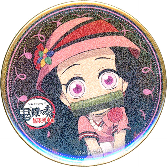 Nezuko Kamado Hologram Ver. Demon Slayer Kimetsu no Yaiba Mugen Train Arc Orchestra Concert Kimetsu no Kanade Drawn Mini Chara Random Button [USED]