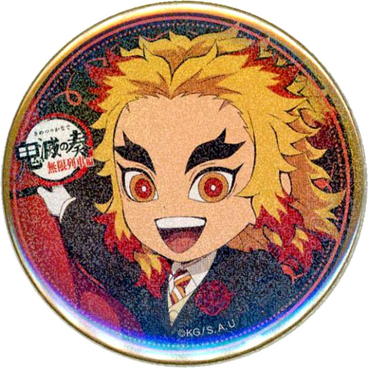 Kyojuro Rengoku Holo Ver. Demon Slayer: Kimetsu no Yaiba the Movie: Mugen Train Orchestra Concert Kimetsu no Kanade Original Illustration Mini Chara Random Button [USED]