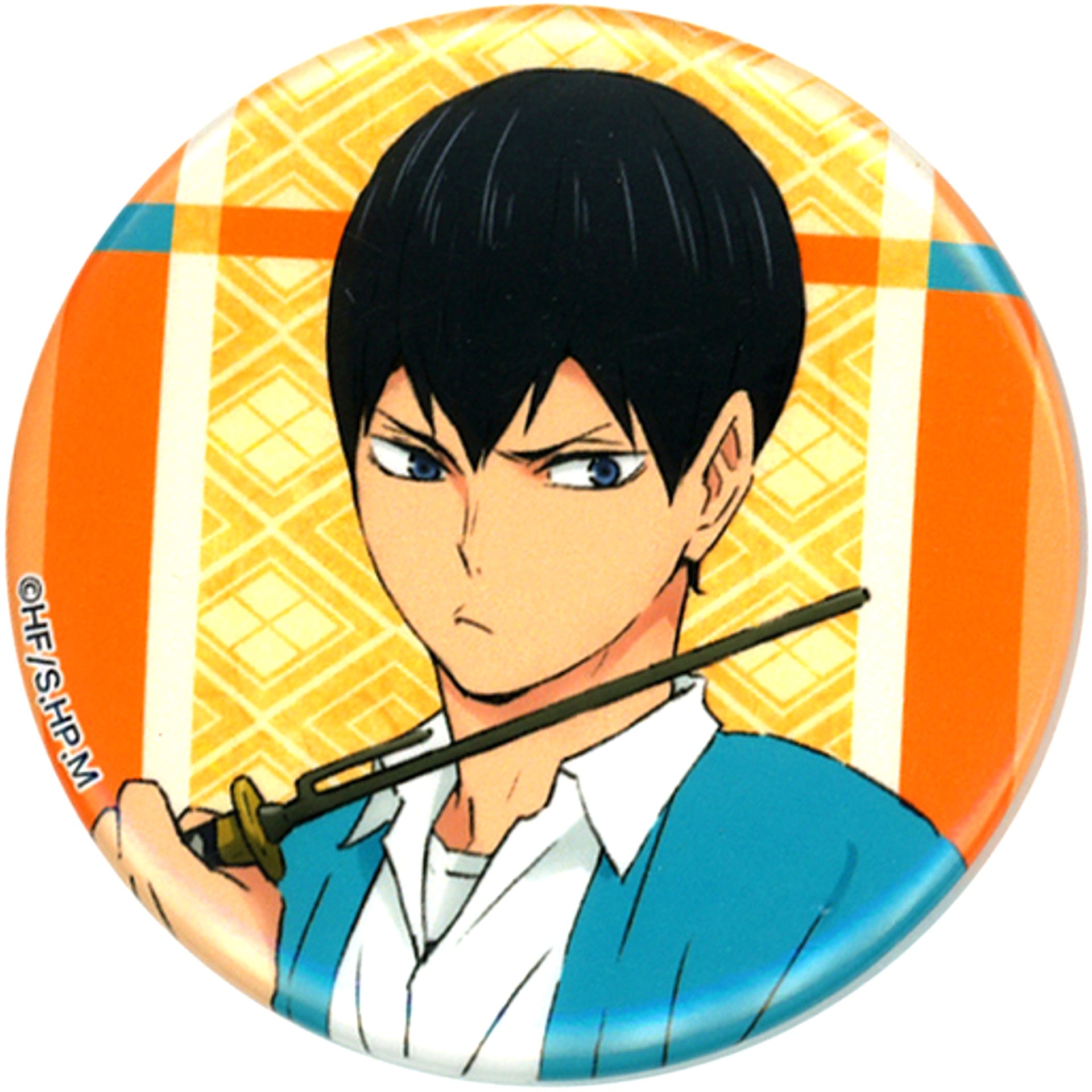 Tobio Kageyama Normal Haikyu!! TO THE TOP x Toei Kyoto Studio Park x Randen Trading Button Eigamura Ver. [USED]