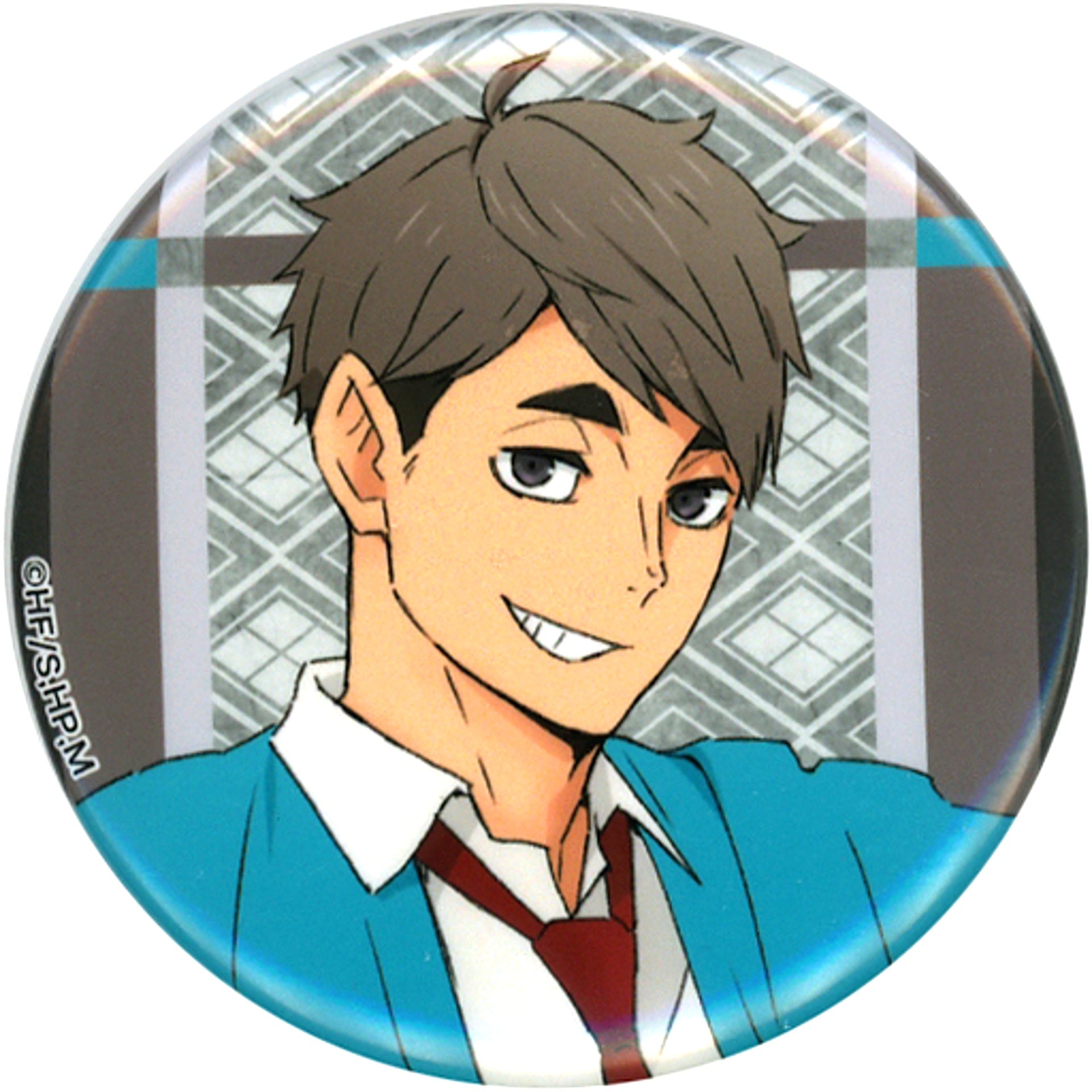 Osamu Miya Normal Haikyu!! TO THE TOP x Toei Kyoto Studio Park x Randen Trading Button Studio Park Ver. [USED]
