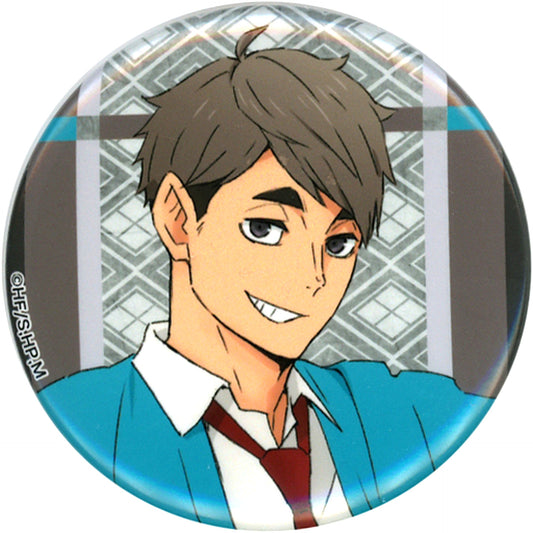 Osamu Miya Normal Haikyu!! TO THE TOP x Toei Kyoto Studio Park x Randen Trading Button Studio Park Ver. [USED]