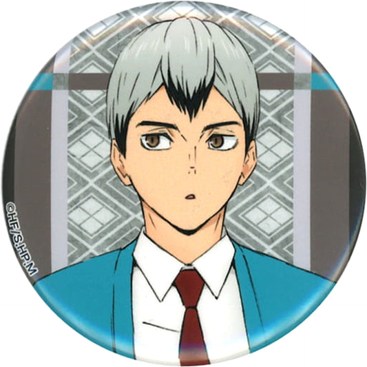 Haikyu!! To The Top X Toei Uzumasa Eigamura X Randen Shinsuke Kita Trading Can Badge Eigamura Ver. Buttons [USED]