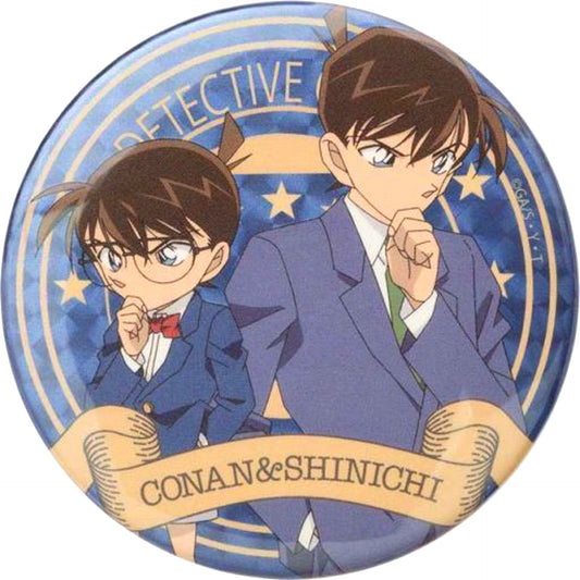Conan Edogawa & Shinichi Kudo Deep Detective Conan Hologram Button [USED]