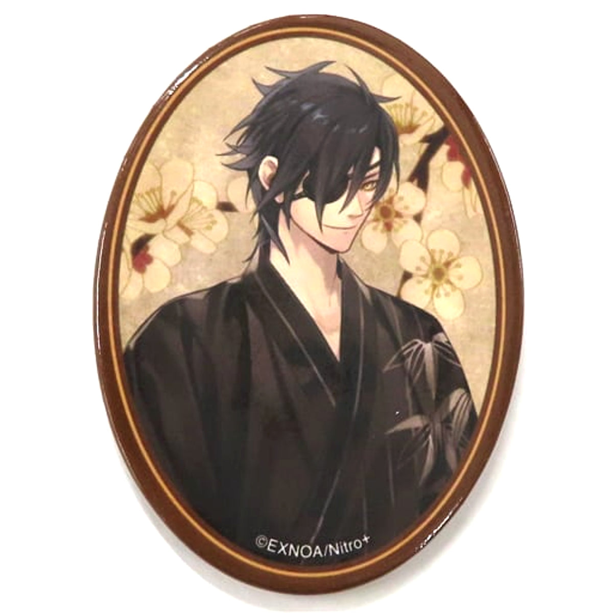 Touken Ranbu ONLINE Shokudaikiri Mitsutada Hanakoyomi Picture Scroll Can Badge Ellipse Buttons [USED]